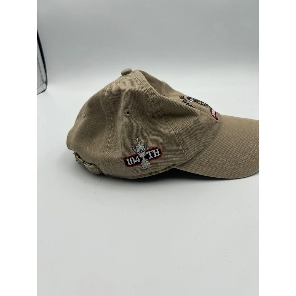 AHEAD 2004 104th US Open Shinnecock‎ Hills Golf Hat Tan Adjustable Strapback Cap